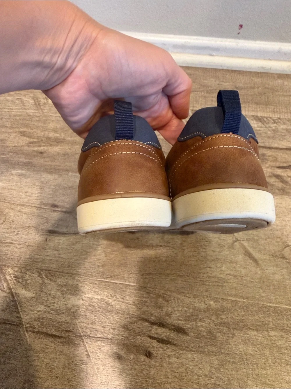 Deer Stags Boys Tan Brown Casual Lace-Up Shoes